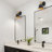 Dimmable 3-Light Bathroom Wall Sconce