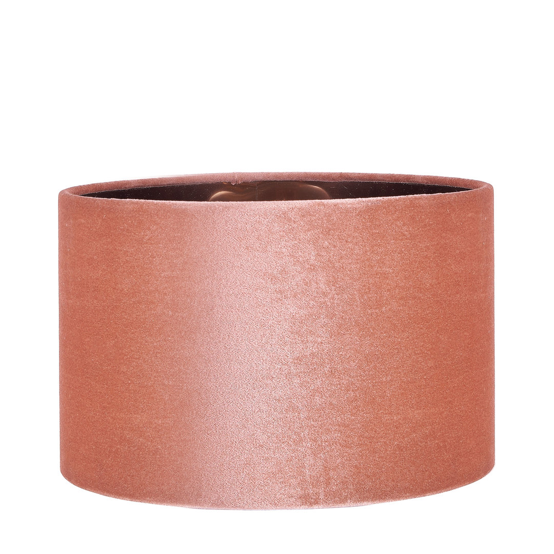 Bow 20cm H Velvet Drum Lamp Shade ( Clip On )