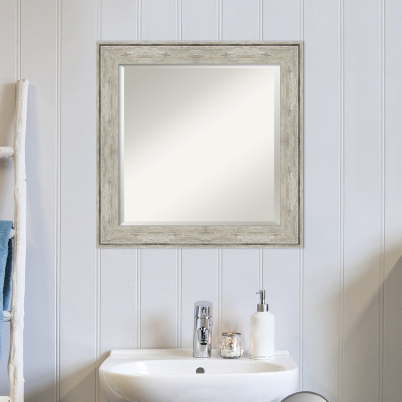 Sadler Flat Wall Mirror, 25" x 25"
