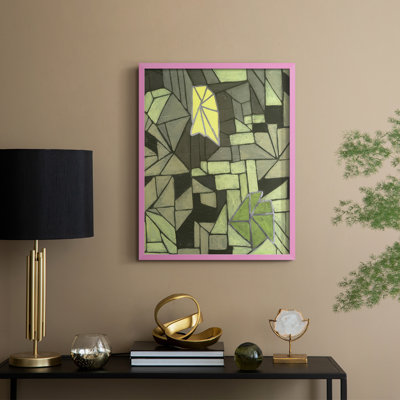 Cubic Prism II, reproduction encadrée - bois massif