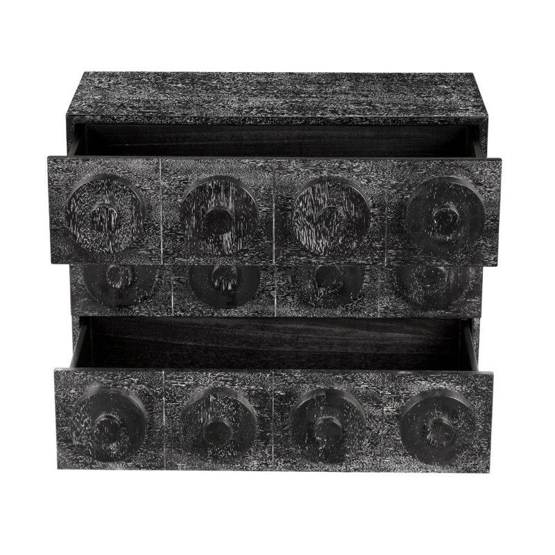 Lego 3 - Drawer Solid Wood Dresser