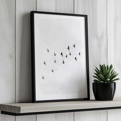 NMCH Flock Of Birds By Nadja Canvas Art Print