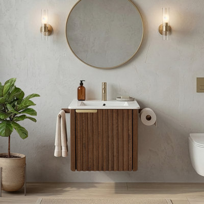 Meuble-lavabo simple mural 18 po Calix