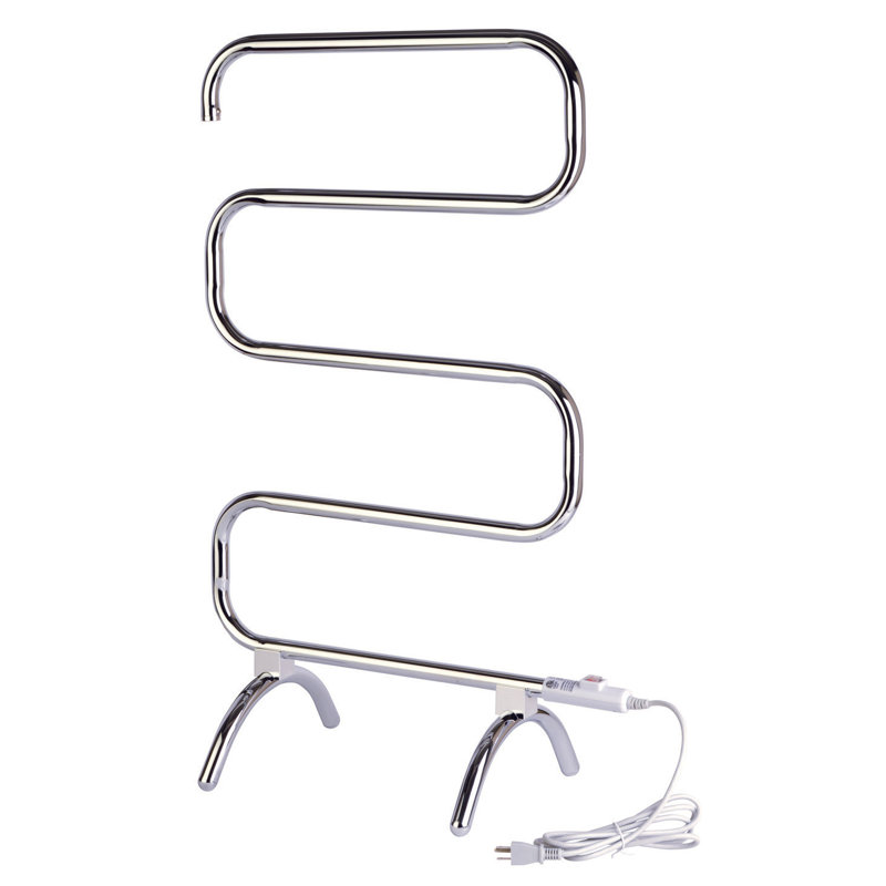 Chauffe-serviettes sur pied ou mural Warmrails Classic, Chrome