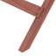 Galilea Rectangular Acacia Folding Outdoor Bistro Table , 68cm cm W 45cm cm D