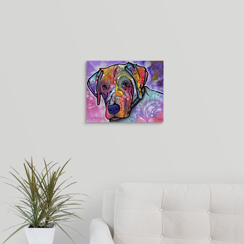 " Petunia " by Dean Russo, Canvas, 38" H x 48" W x 1.5" D