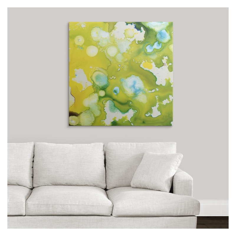« ii » jennifer grolier, impression Satellite, H 35 po x l 35 po x P 1,5 po, Toile