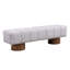 Banc rembourré polyvalent pour diverses pièces, améliorant le confort et le style