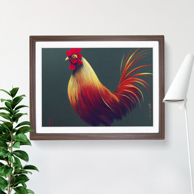 Attractive Rooster - Single Picture Frame Print