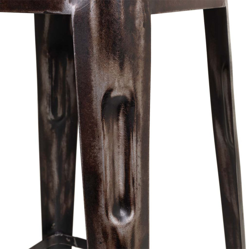 Lubbock Upholstered Counter Stool with Metal Frame