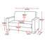 Causeuse convertible avec rangement Loveseat Sofa Collection-1247047179