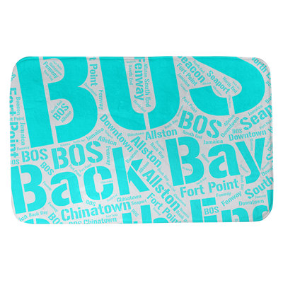 Boston Memory Foam Non-Slip Bath Rug