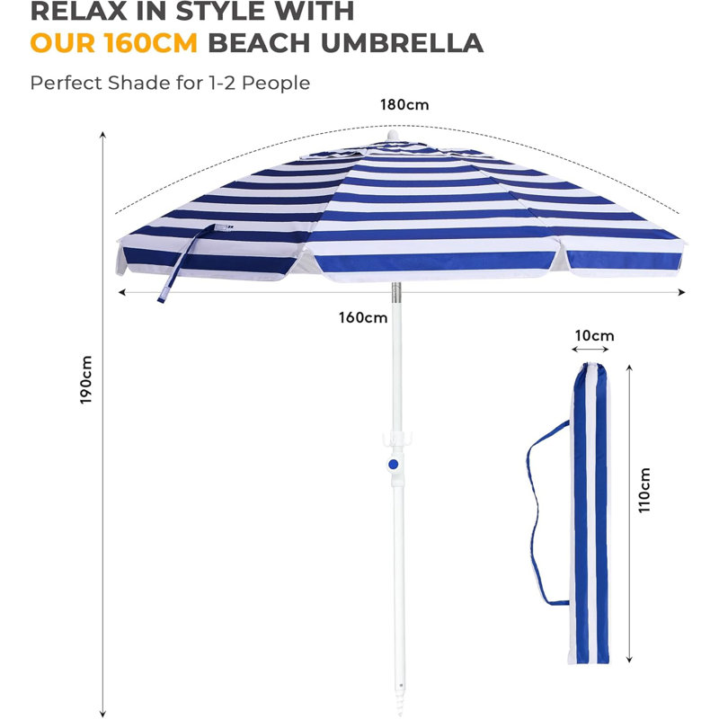 Beach Parasol, 1.6m
