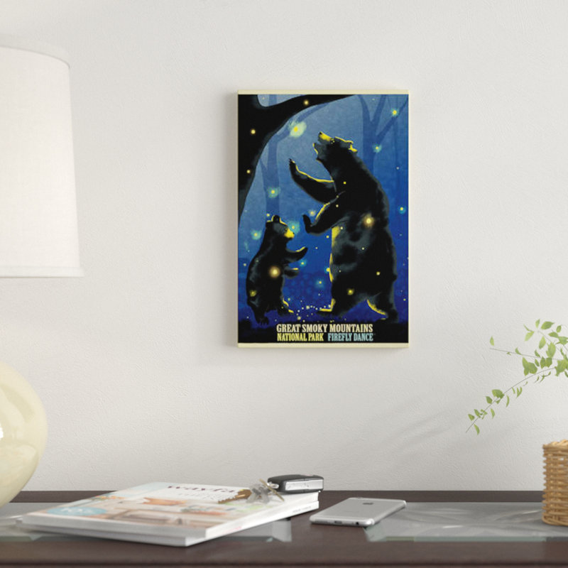 «Firefly Dance», impression sur toile, H 18 po x l 12 po x P 1,5 po, Toile tendue, Pas de tapis