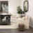 Rudolph 15.7'' Wide Round Pouf Ottoman-176674043