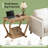Modern Accent Side Table,2-Tier Coffee Table,End Table
