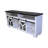 66.92" Tv Stand With Led Strip Lights, Sliding Iron Mesh Barn Door And Y - Ornamental Piece, White Walnut Appearance, Ideal Flat Or Curved Screen Tvs, Builds Ambiance Gaming Lighting,-1633043720