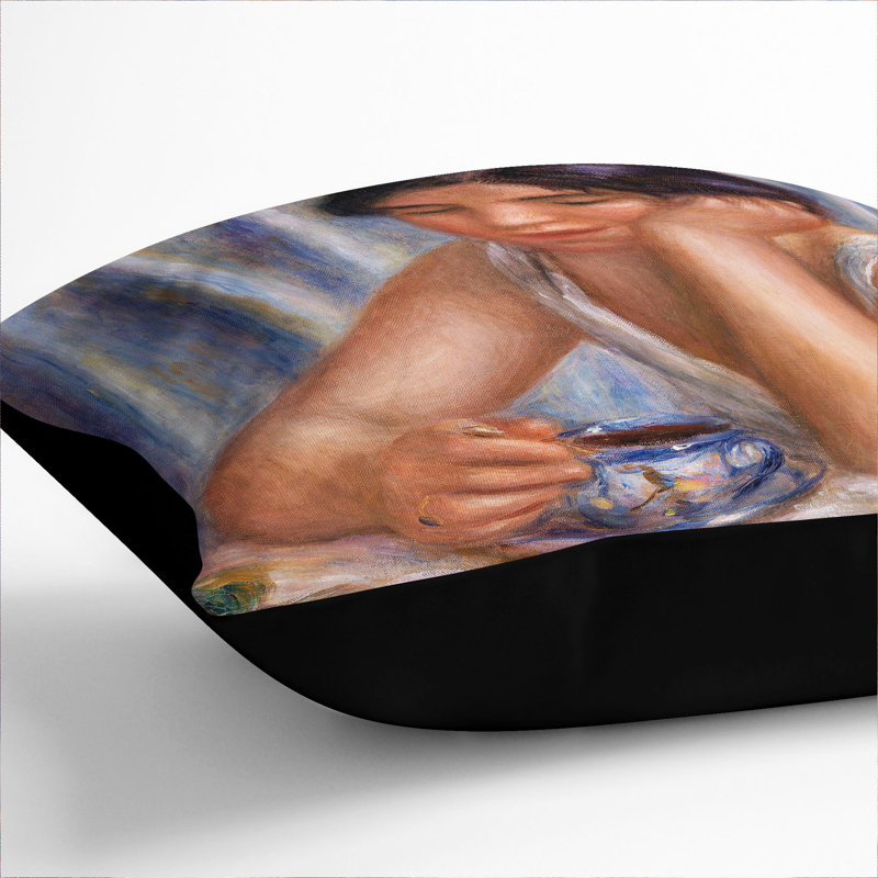 A Cup of Chocolate Scatter Cushion, Black, 40cm H x 40cm W x 15cm D