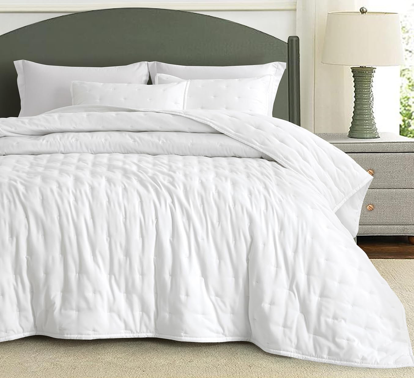 Chezmoi Collection Tencel Modal Bedding Collection 3 Piece Crescent ...