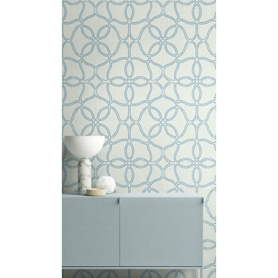 Prestynne 10m x 52.07cm Textured Metallic Finish Paste the Wall Wallpaper Roll