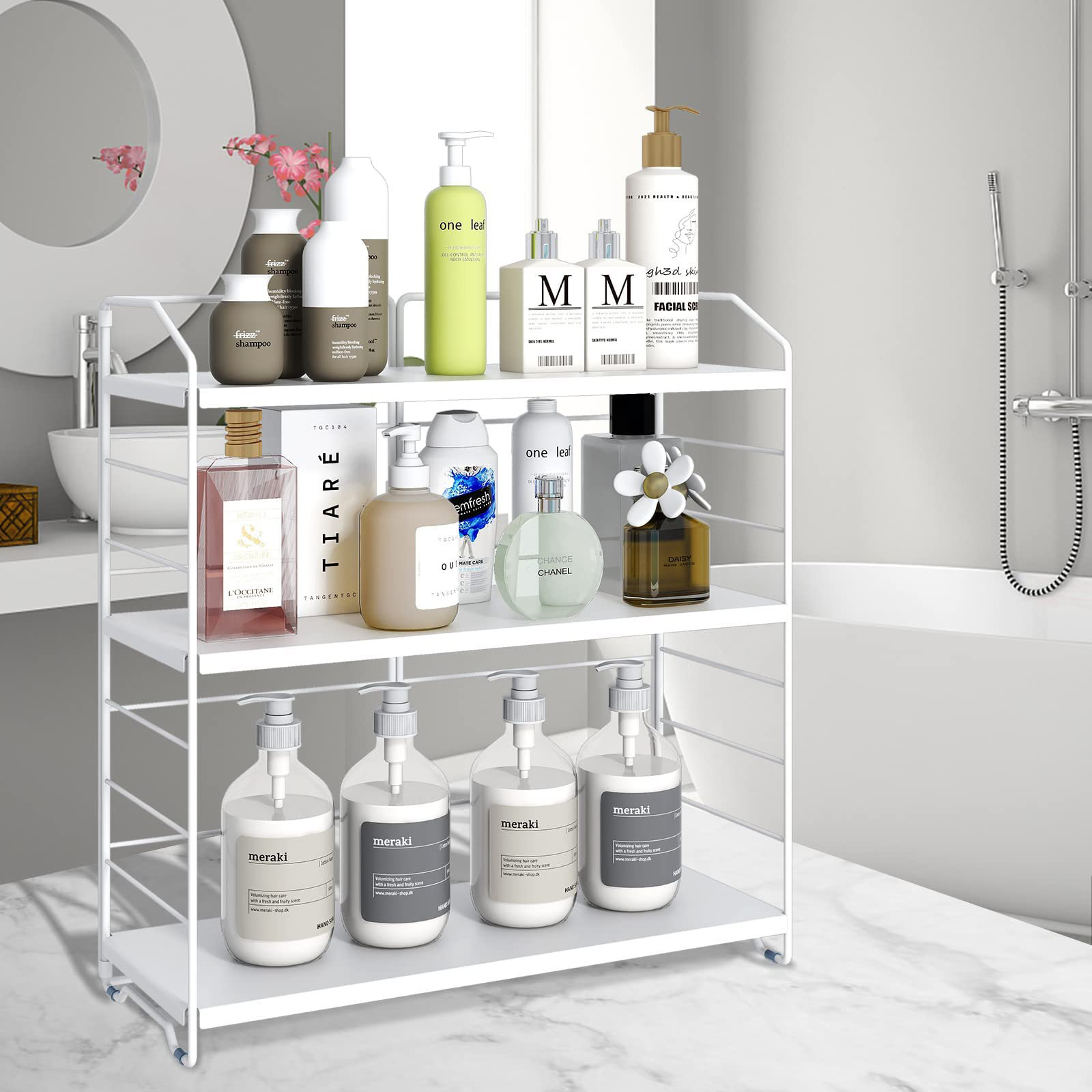 Rebrilliant Bathroom Countertop Organizer, 3-Tier Bathroom Counter ...