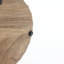 Table d'appoint ronde en bois manufacturé Ermilo