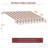 Outsunny Retractable Awning, Patio Awning Sunshade Shelter with Manual Crank Handle, 280gsm UV Resistant Fabric and Aluminum Frame for Deck, Balcony, Yard