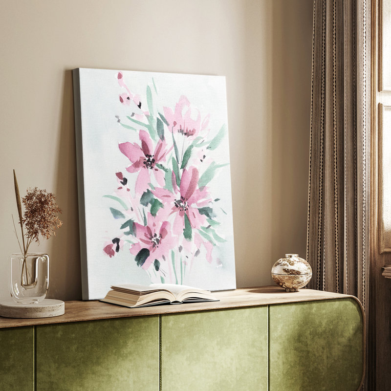 Posy Blooms I - galerie sur mesure, H 18 po x l 12 po