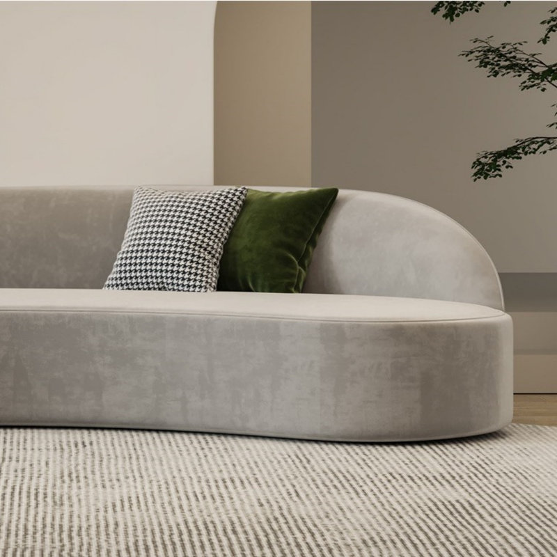 Phulkana, 26.38" H x 102.36" W x 27.56" D, 4, Enprise Off White Sherpa