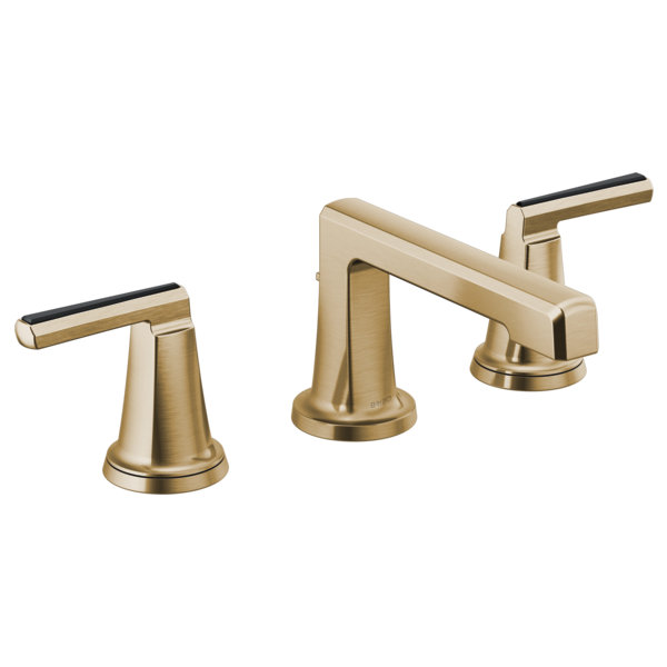 Levoir® Two-Handle Wall Mount Lavatory Faucet, Luxe Gold, High Cross Handle, 1.5