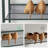 12 Tier Metal Shoe Rack, with Adjustable Flat or Angled Shelves, Set of 2, 6-Tier Stackable Shelf-913202061