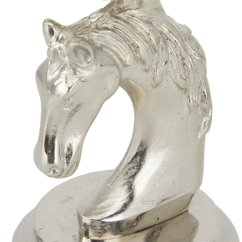 Ensemble de chandelles de table en aluminium, Argent