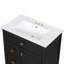 Meuble-lavabo de 30 po avec lavabo, meuble-lavabo avec un tiroir rabattable et deux tiroirs, tablette réglable, bois massif et panneau de fibres à densité moyenne-726548069