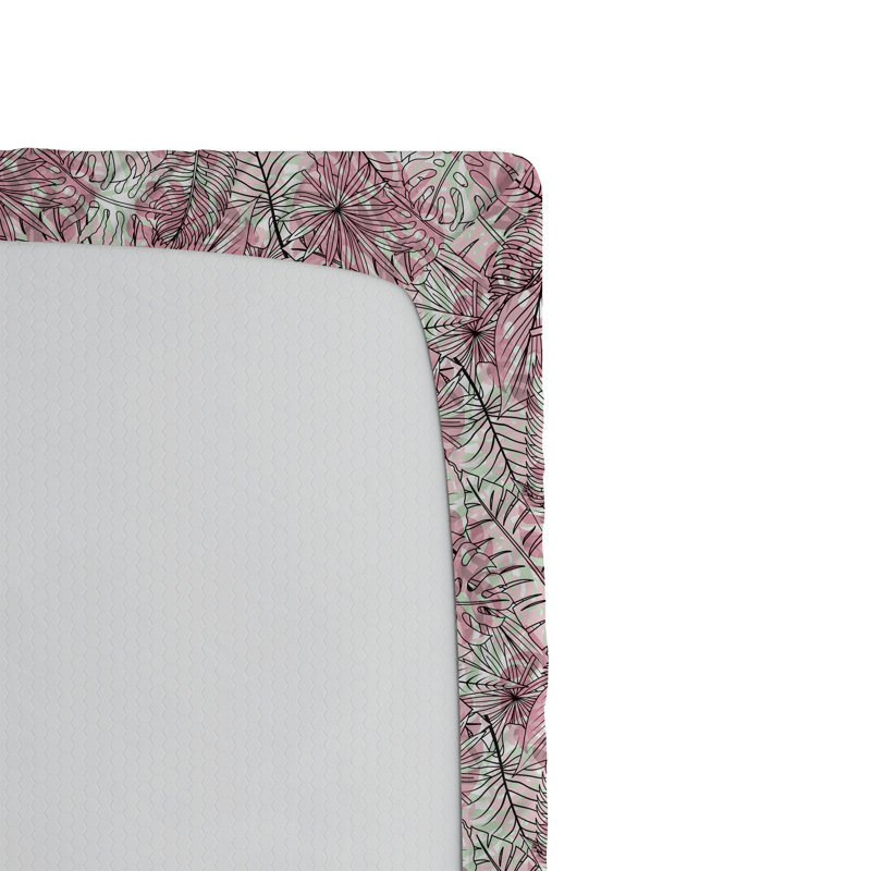 Drap-housse Ambesonne Exotic Wild Forest Hawaii, Drap-housse de taille simple