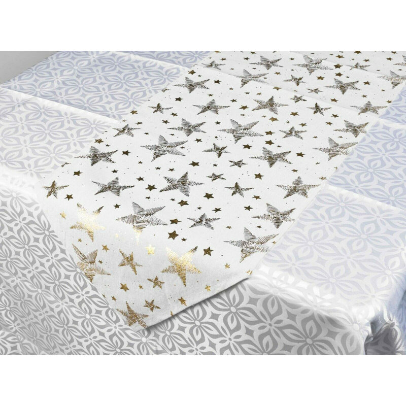 Murchison Dining Linens Table Runner, Pink, 150" x 32"