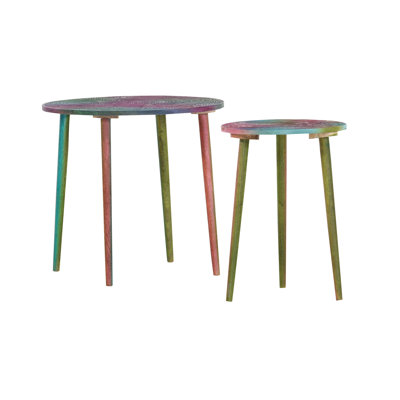 Vox Solid Wood Nesting Tables
