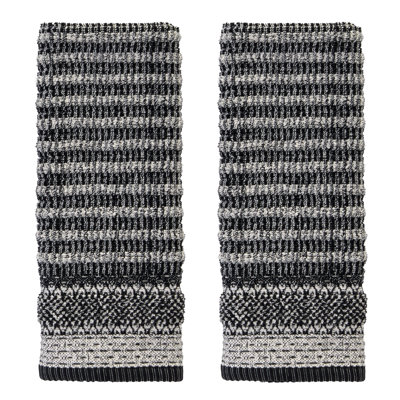 LEWIS JACQUARD HAND-BLACK
