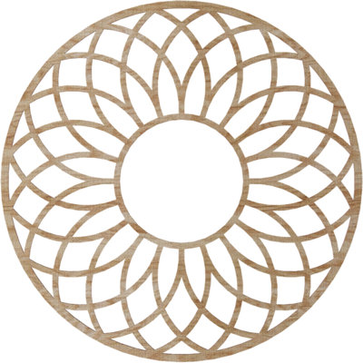 Médaillon de plafond en bois ajouré Cannes