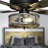 52" W LED Indoor Bronze WiFi Enabled Smart Ceiling Fan