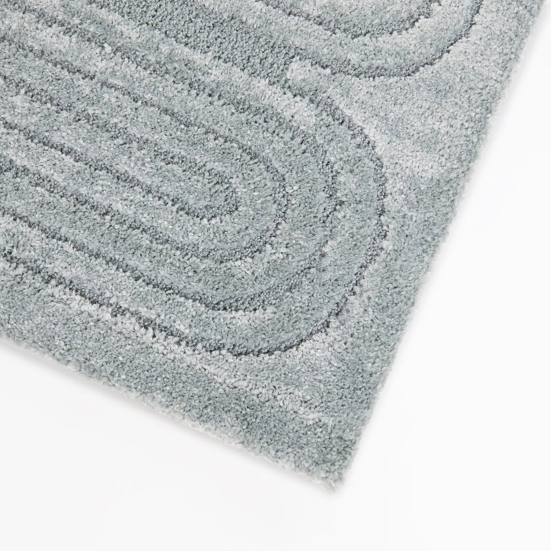Tapis bleu sarcelle Ettore, 7'10" x 10'