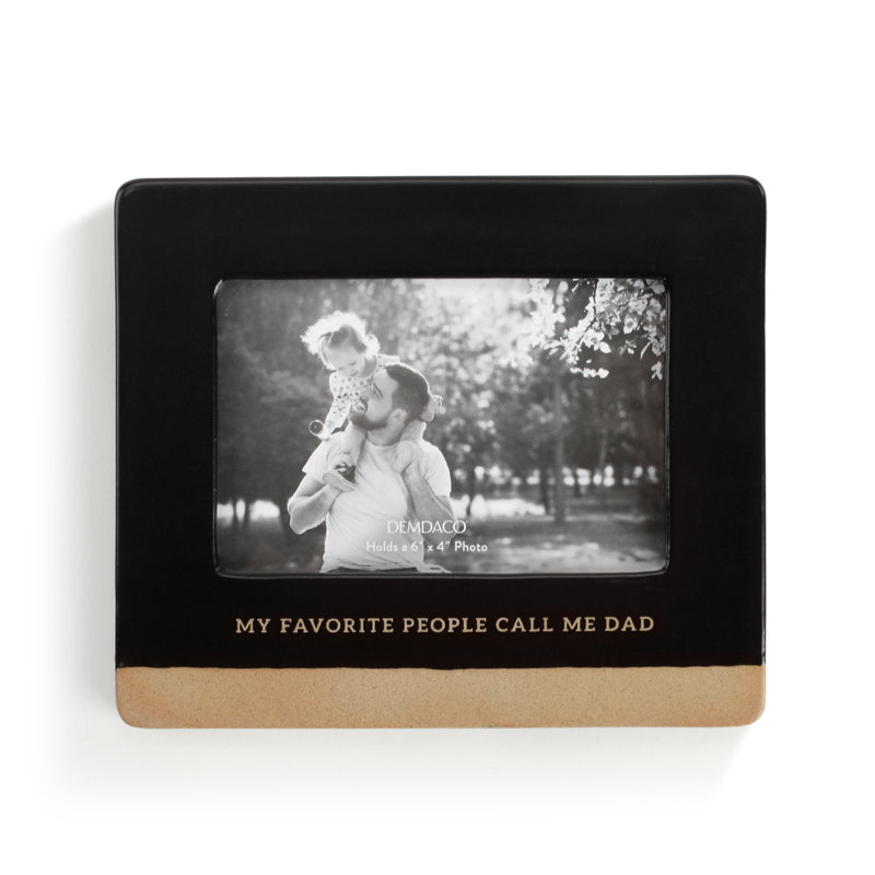Black Ceramic Picture Frame