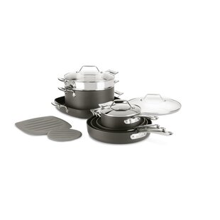 13pc HexClad Hybrid Cookware Set W/ Lids - Silver - 91 requests
