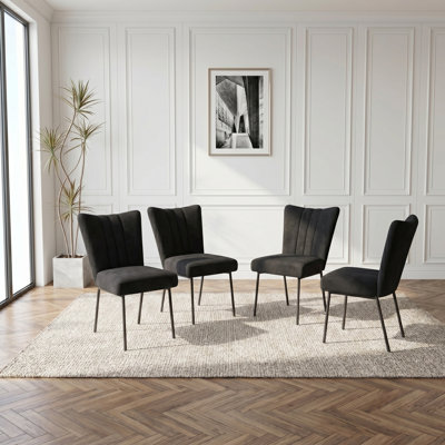Daina Modern Kitchen Dining Chairs, Upholstered Dining Chairs, Conference Chairs (4 Chairs)
