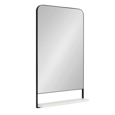 Branchville Metal Wall Mirror with Shelf