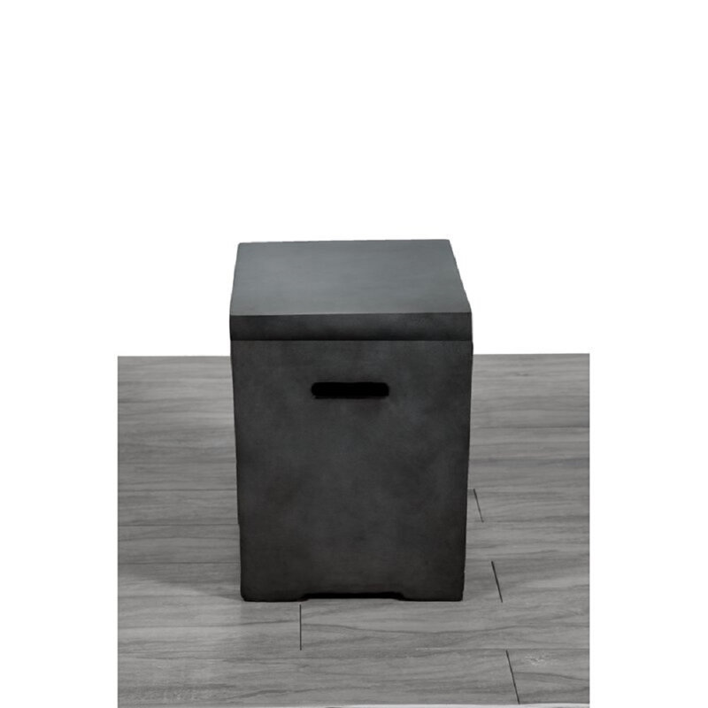 Couvercle de réservoir de propane Brummitt Fire Pit, Bois rustique