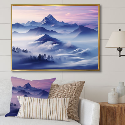 " Mountain Blue Peak Harmonies III "
