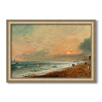 Hove Beach, v. 1824-1826-John Constable-Toile encadrée sur mesure