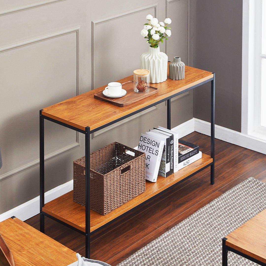 Drumavoley 47.6" Console Table - Entryway Sofa Table with Storage Shelf 17 Stories