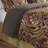 Croscill Julius Burgundy Chenille Jacquard 4-Piece Queen Comforter Set-86719299-89157470