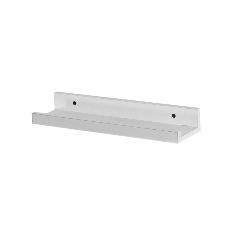 Harbour Housewares - Kids Floating Gallery Bookshelf, 4.5cm H x 32.5cm W x 8.5cm D, White